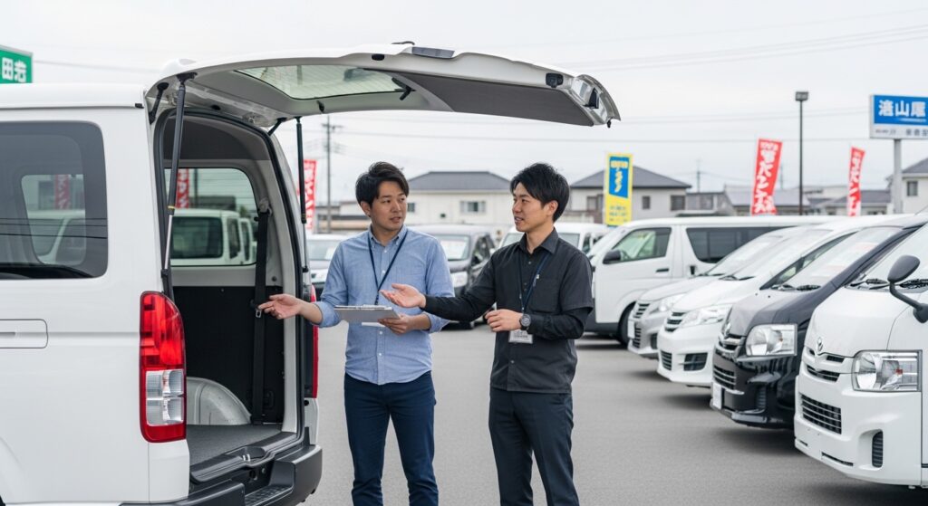 愛知でハイエースを自社ローンで！仕事用中古車の選び方と注意点